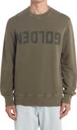 Golden Goose Distressed Logo Graphic Sweatshirt