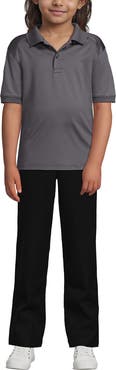Lands' End School Uniform Kids Short Sleeve Rapid Dry Polo Shirt