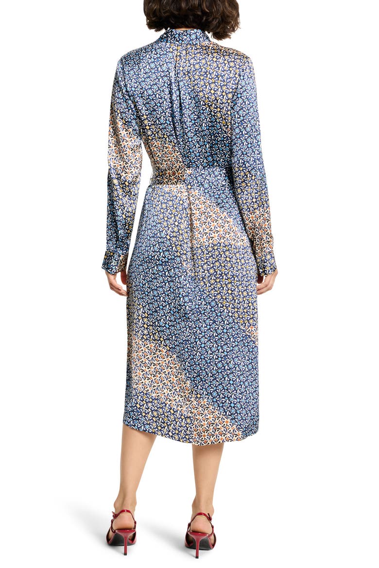 Blair Monogram Long Sleeve Shirtdress, Alternate, color, BLUE MULTI