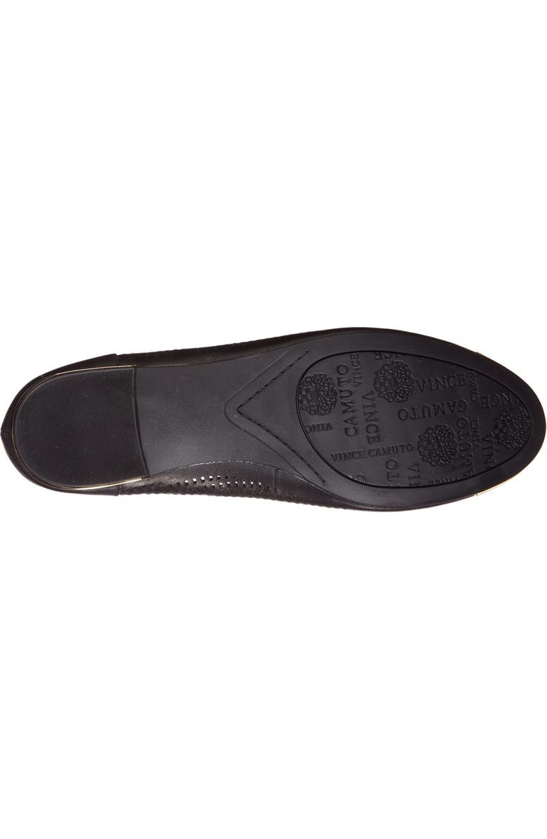 Vince Camuto 'Caya' Perforated Leather Ballet Flat, Alternate, color,