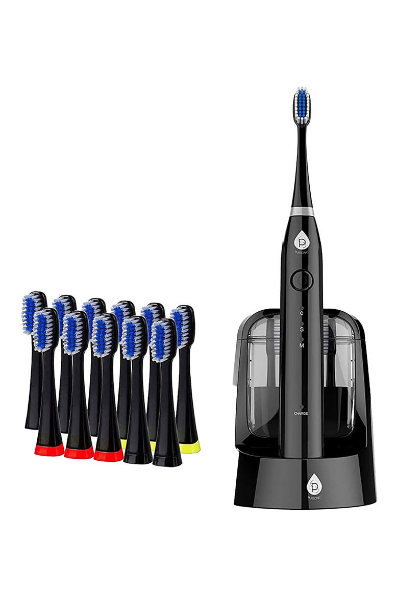S750 Sonic Smart Series Electronic Rechargeable Toothbrush, Alternate, color, BLACK