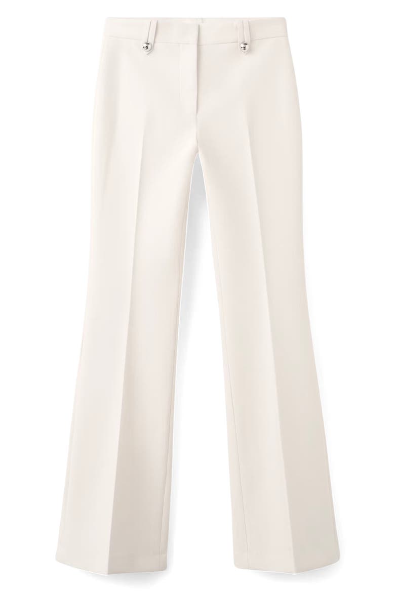 Pleat Front Wide Leg Pants, Main, color, OFF WHITE