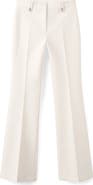 MANGO Pleat Front Wide Leg Pants