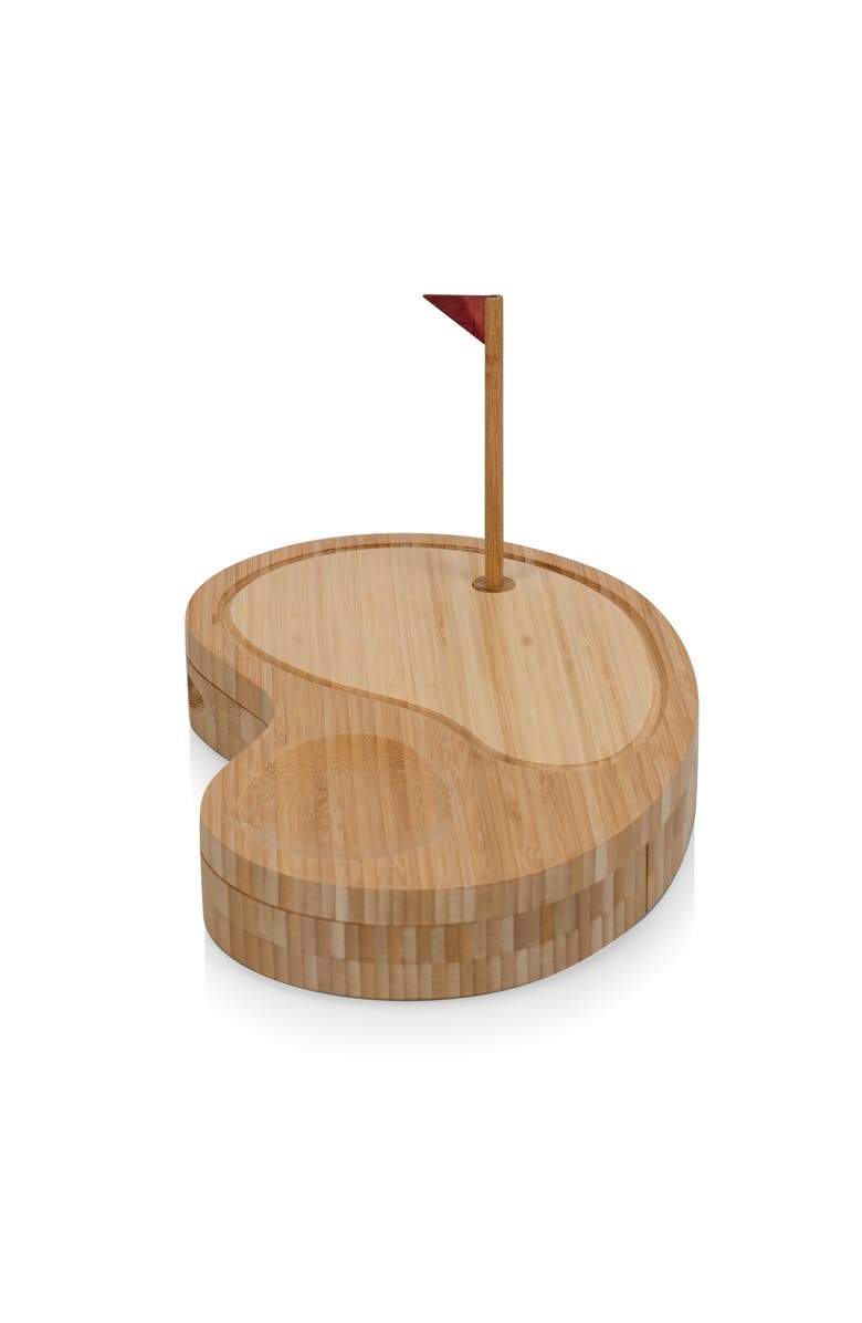 Toscana Sand Trap Golf Cheese Cutting Board & Tools Set, Alternate, color, Bamboo