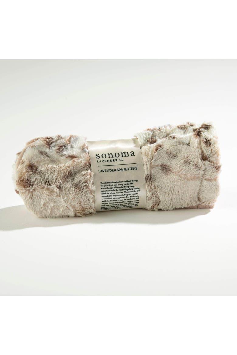 Lavender Spa Mittens, Alternate, color, Arctic Circle