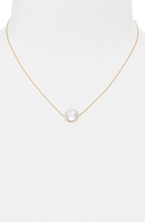 Nordstrom Demi Fine Baroque Pearl Pendant Necklace