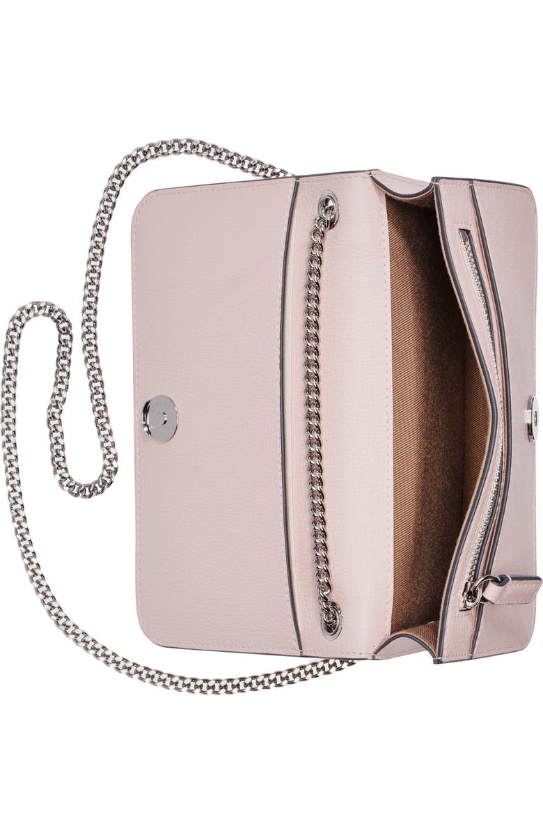 KARL LAGERFELD PARIS Kosette Leather Crossbody Bag, Alternate, color, Lotus