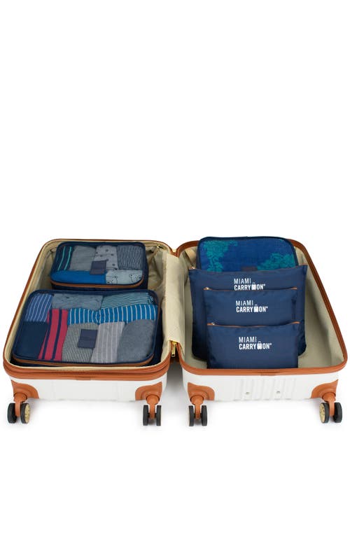 Miami Carry On Travelers 6 Piece Organizational Packing Cubes In Multi