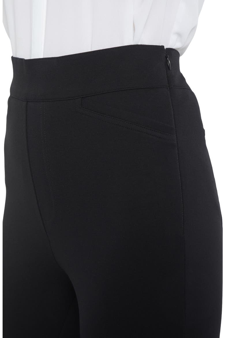 Crop Straight Leg Pants, Alternate, color, BLACK