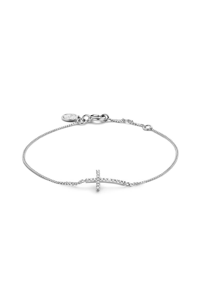 DPT Antwerp Faith Bracelet, Main, color, White Rhodium