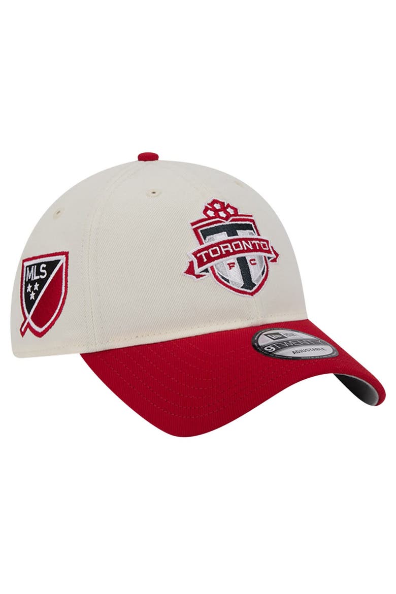Men's New Era White Toronto FC 2024 Kick Off Collection 9TWENTY Adjustable Hat, Main, color, White