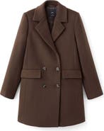 MANGO Double Breasted Coat