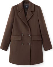 MANGO Double Breasted Coat