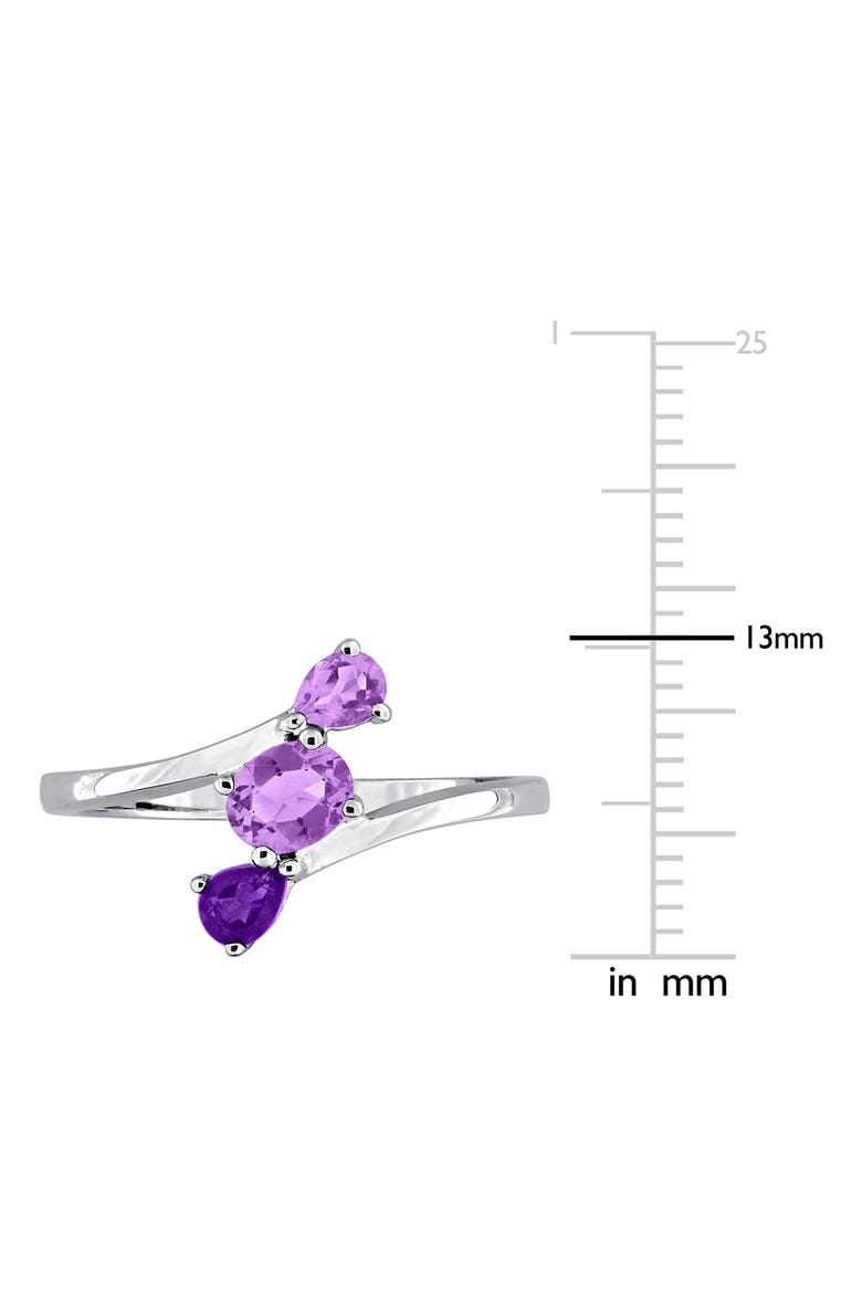 Amethyst Bypass Ring, Alternate, color, PURPLE