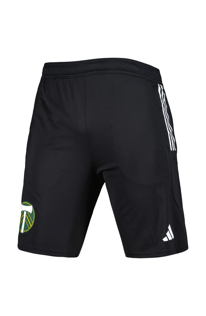 adidas Men's adidas Black Portland Timbers 2023 On-Field AEROREADY Training Shorts, Alternate, color, Black
