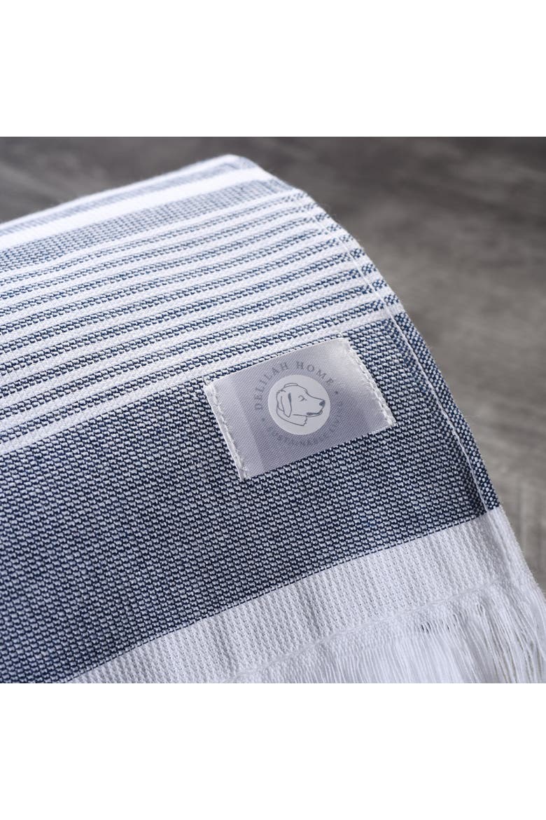 100 Organic Cotton Sunset Beach Towels, Alternate, color, New Navy