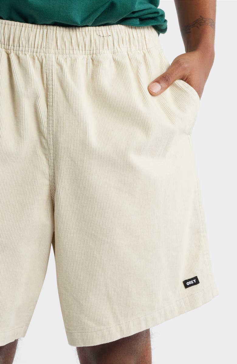 Obey Horizon Corduroy Shorts, Alternate, color, 