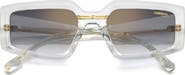 Carrera Eyewear Victory 55mm Square Geometric Sunglasses