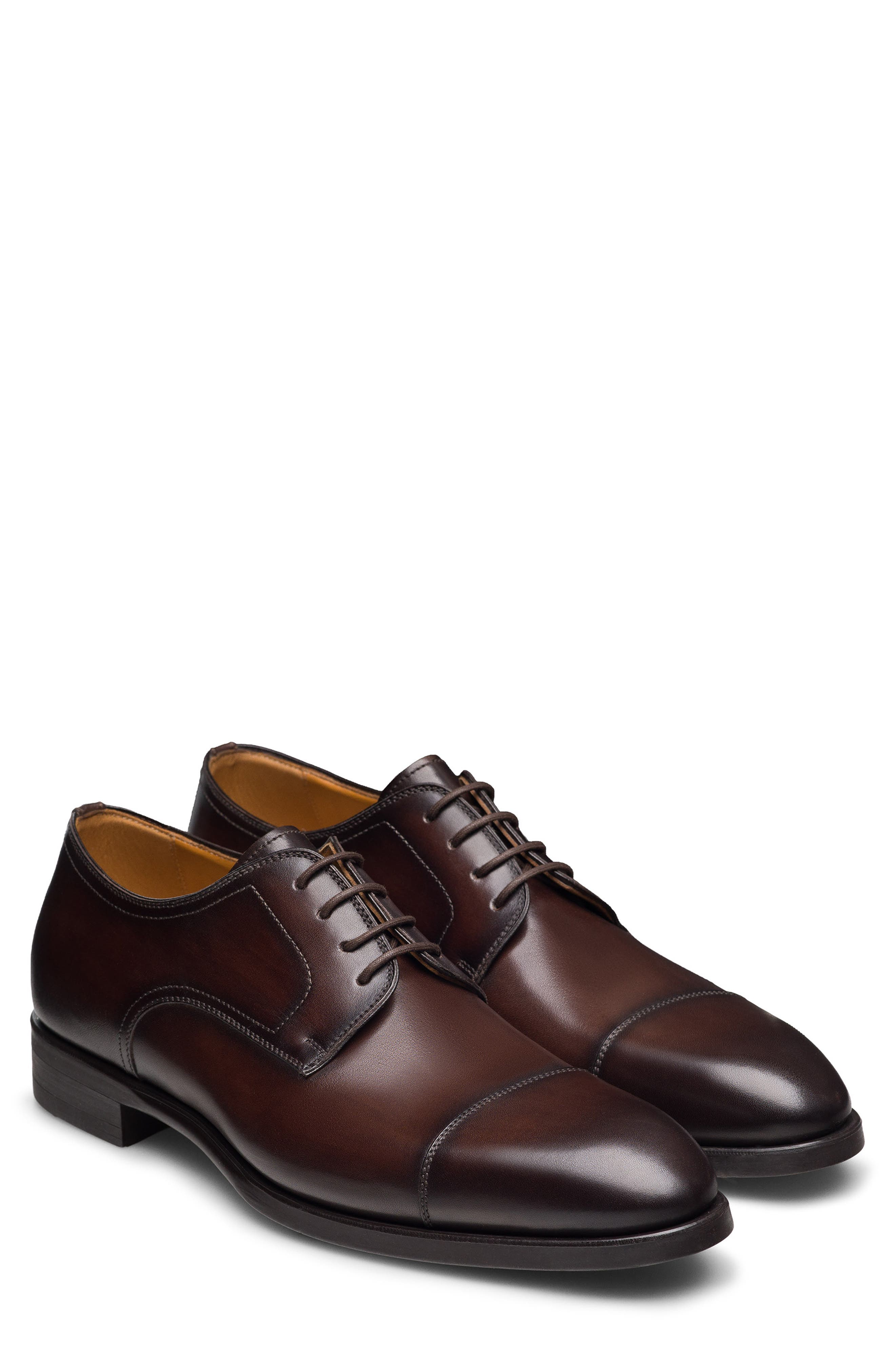Mavid Cap Toe Derby, Main, color, BROWN