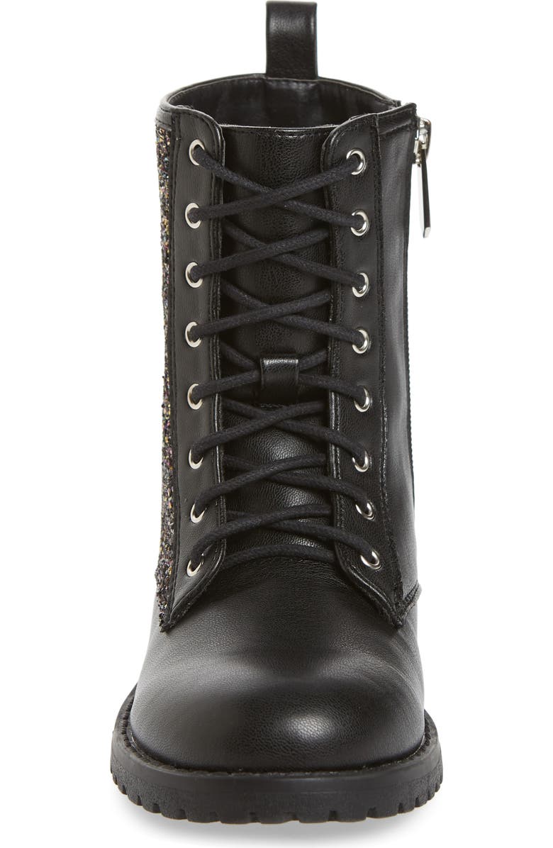 Sam Edelman Polly Quinn Glitter Combat Boot, Alternate, color,