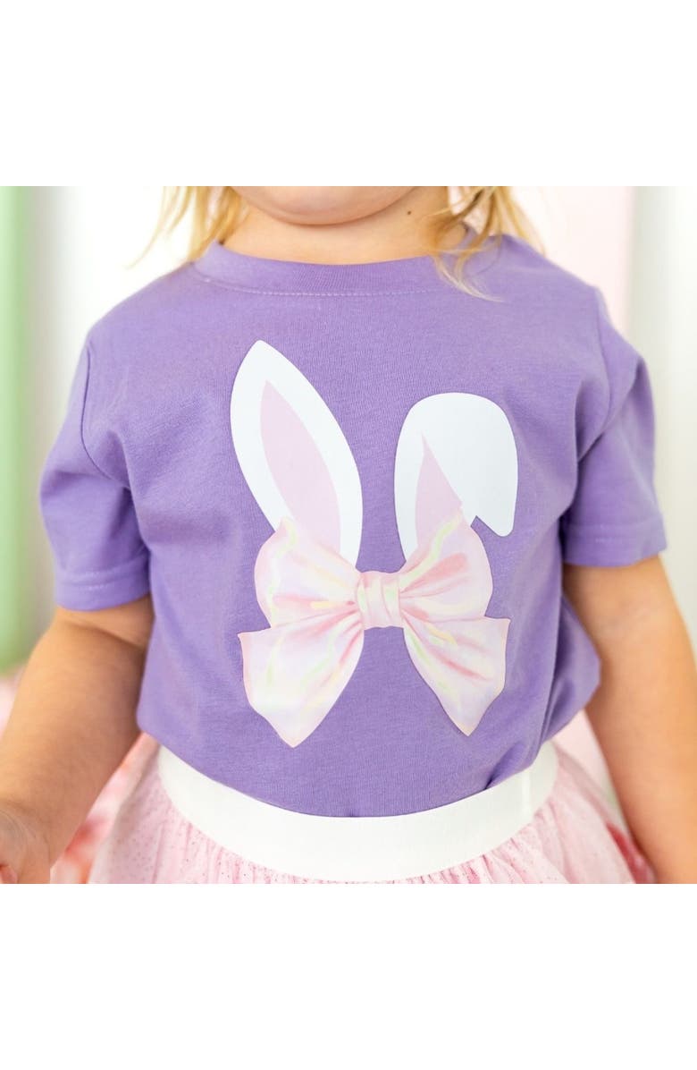 Sweet Wink Bunny Bow Easter Short Sleeve T-Shirt, Alternate, color, 