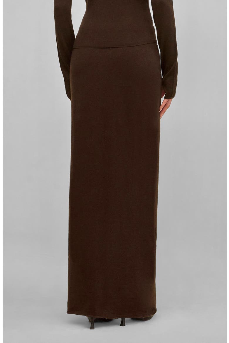 Nadine Maxi Sweater Skirt, Alternate, color, DARK JAVA