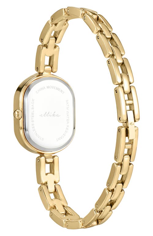 Ettika Elegant Link Bracelet Watch In Gold