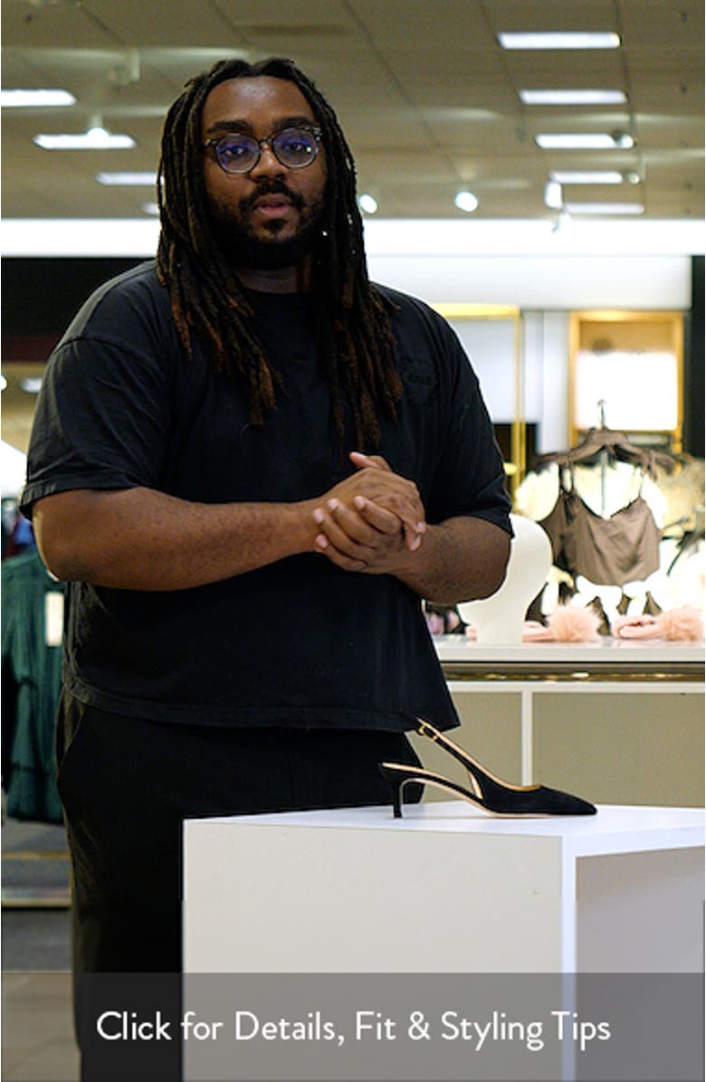 Block Heel Slingback Pump, sales video thumbnail