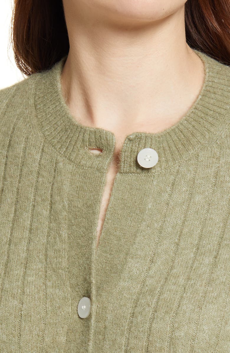 & Other Stories Patch Pocket Ribbed Cardigan, Alternate, color, 