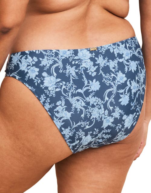 Shop Adore Me Tricia Swimwear Bikini Bottom In Floral Blue