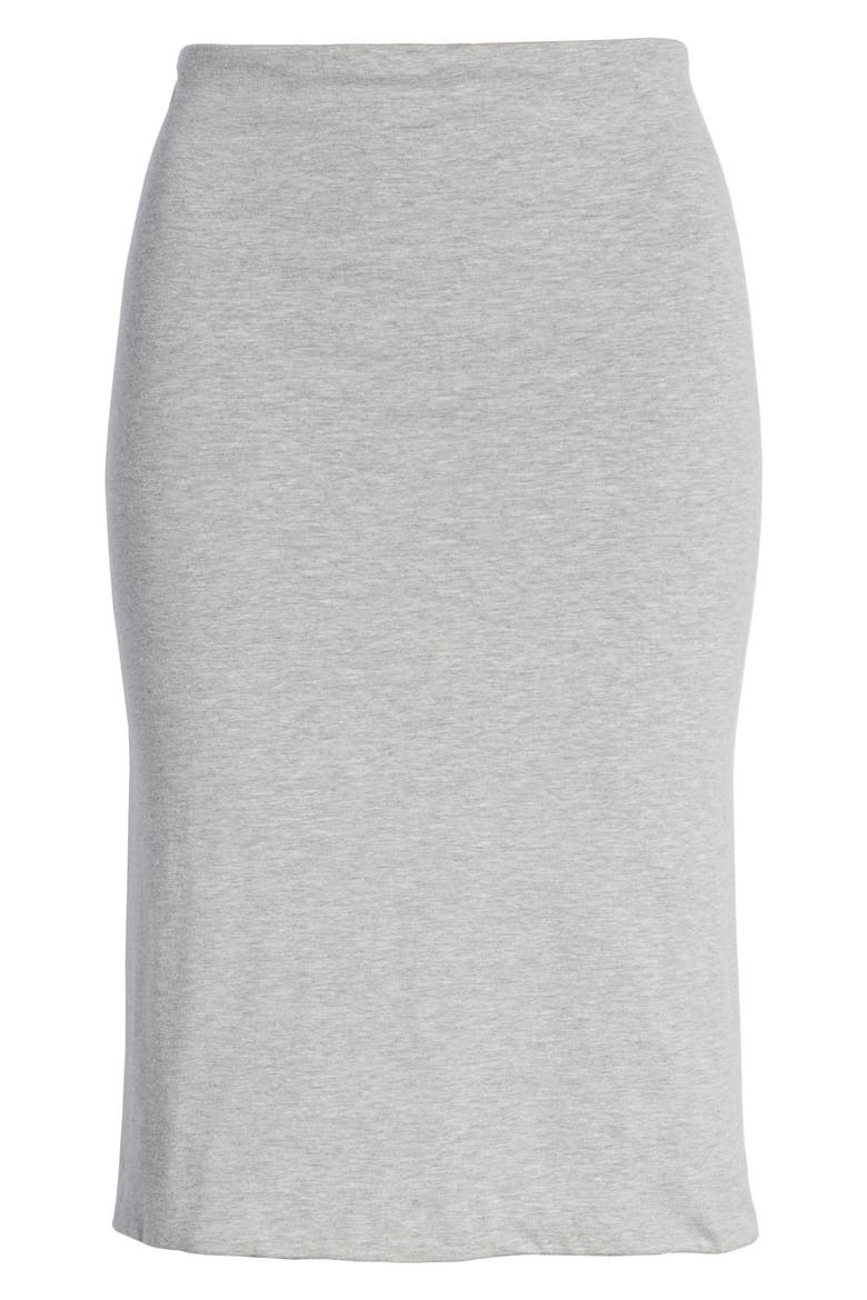 Gibson x Hi Sugarplum! Fornillo Pencil Skirt (Nordstrom Exclusive), Alternate, color, HEATHER GREY