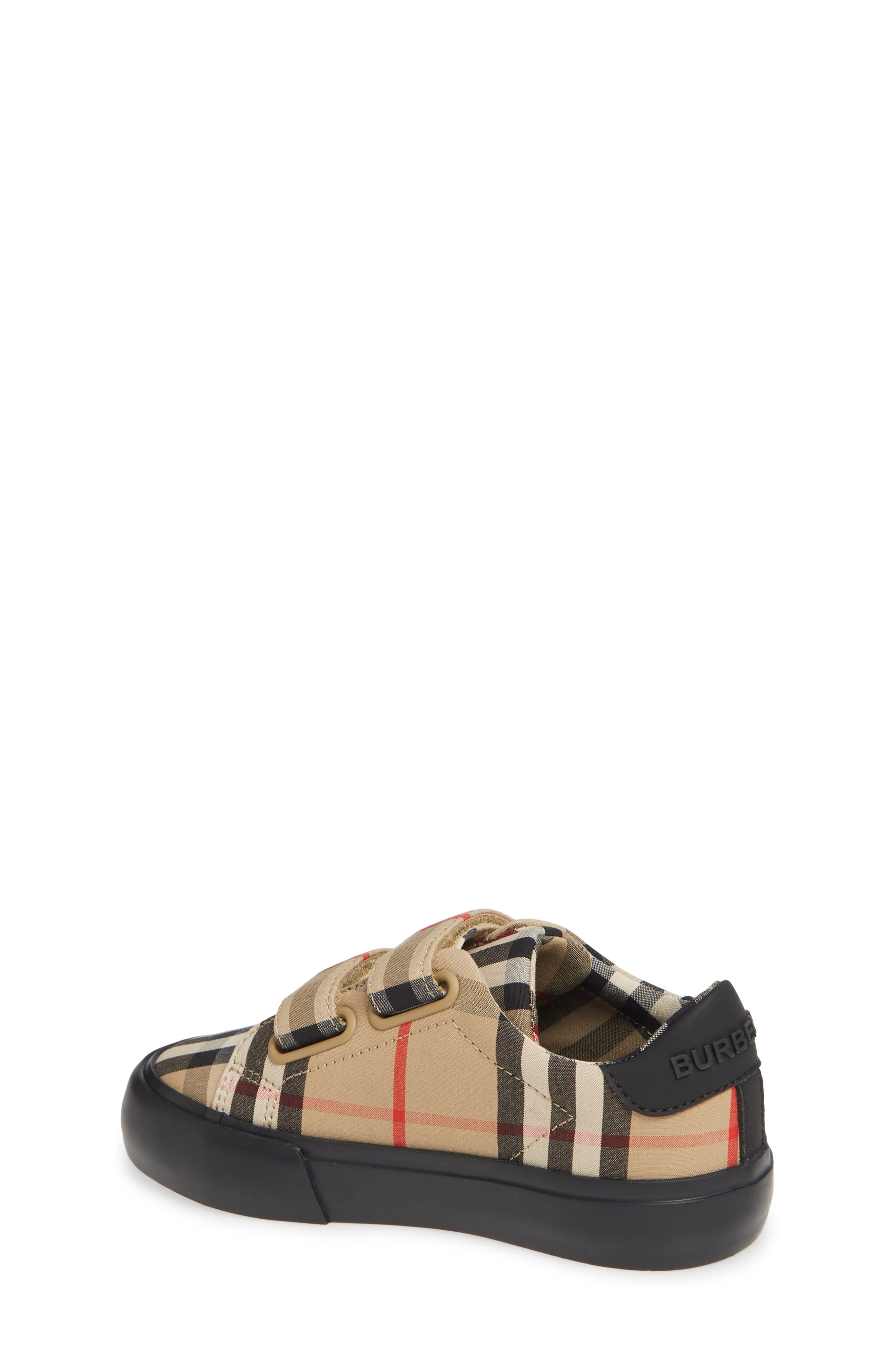 Mini Markham Check Sneaker, Alternate, color, BLACK