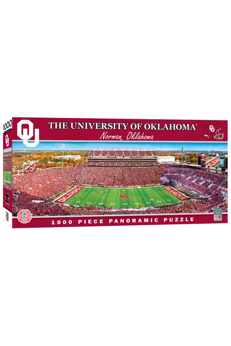 Oklahoma Sooners 1000pc Panoramic Puzzle, Main, color, Multicolor