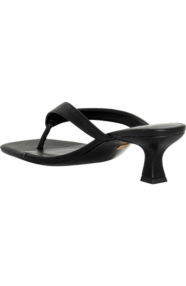 SHUSHOP Franny Kitten Heel Flip Flop, Alternate, color, Black