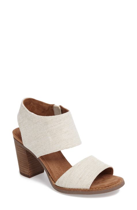 Toms block heel sandal clearance