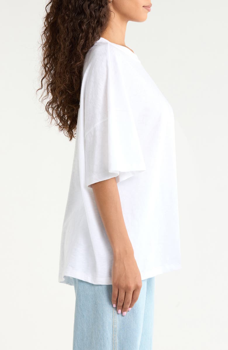 Faherty Sunwashed Boyfriend T-Shirt, Alternate, color, White