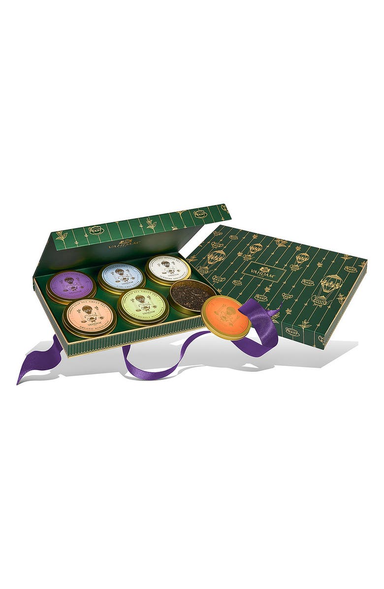 VAHDAM Teas World Reserve Set of 6 Loose Leaf Teas, Alternate, color,