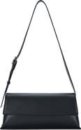 Madison West Clean Buckle Strap Shoulder Bag