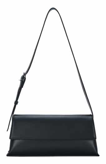 Madison West Clean Buckle Strap Shoulder Bag