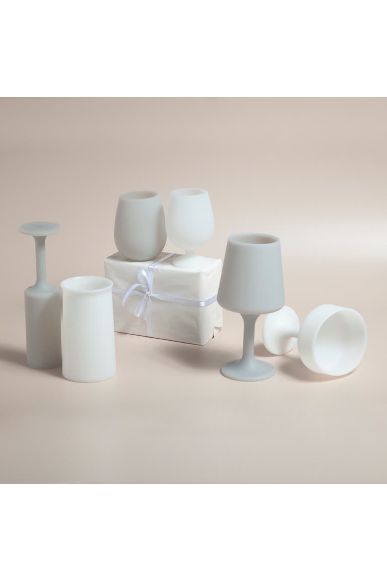 Seff | Unbreakable Champagne Flutes, Alternate, color, Terra + Peach
