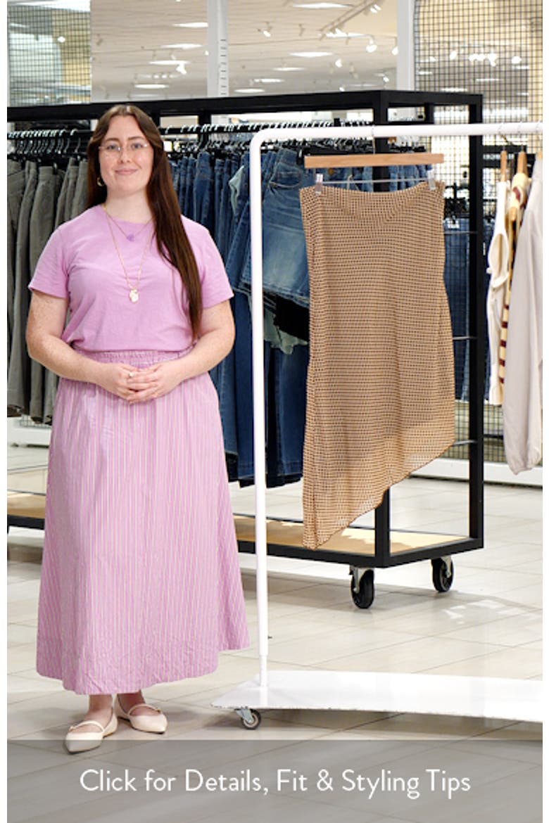 Suella Polka Dot Asymmetric Midi Skirt video