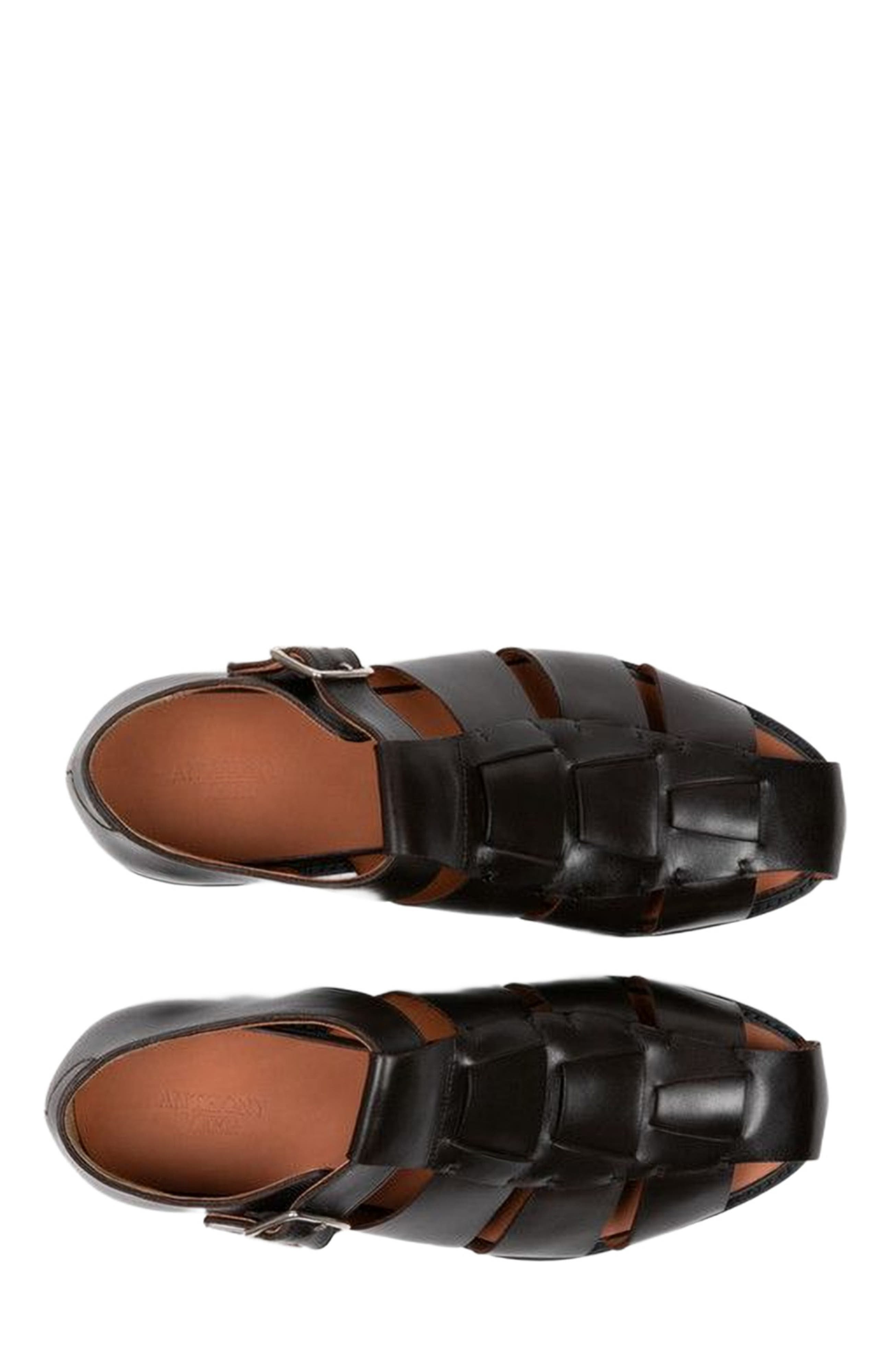 Mariner Fisherman Sandal, Alternate, color, Chestnut Grain Brown