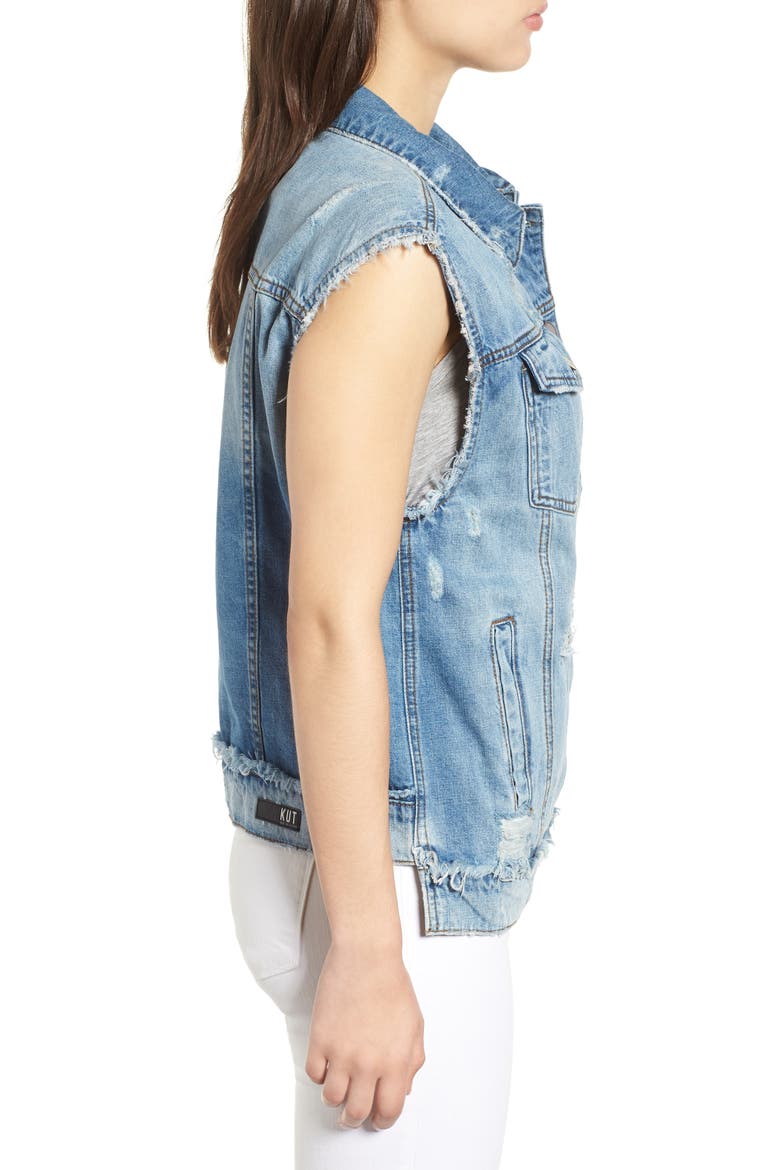 KUT from the Kloth Denim Vest, Alternate, color, AUGMENTED