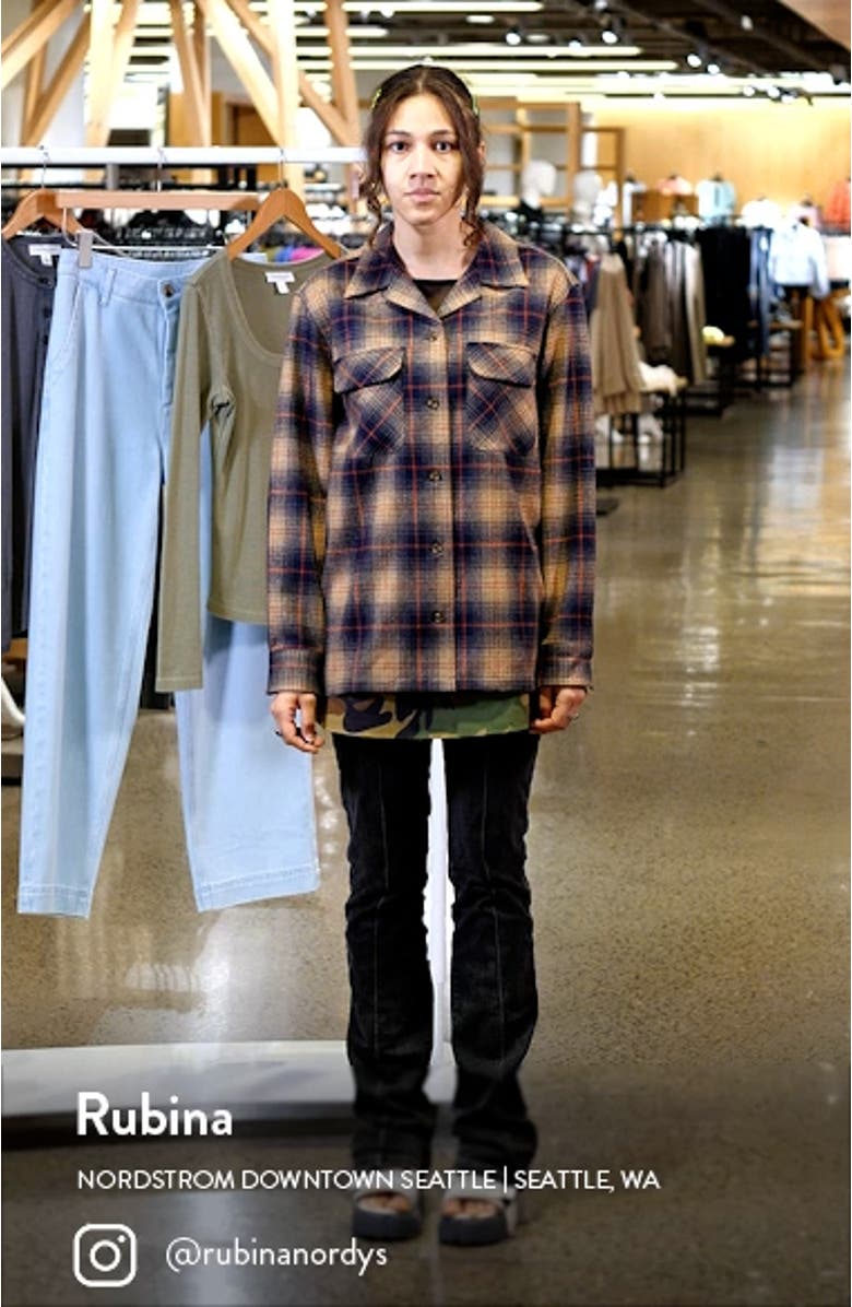 Plaid Wool Overshirt, sales video thumbnail