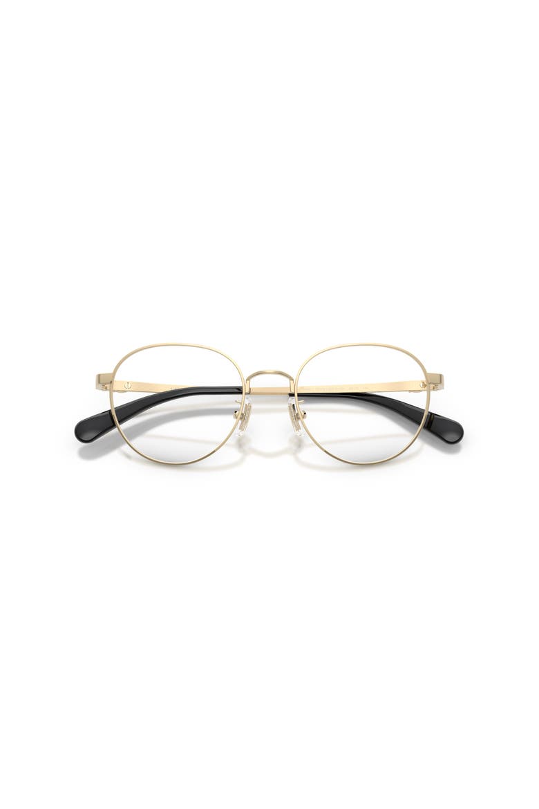 49mm Round optical glasses, Alternate, color, Gold
