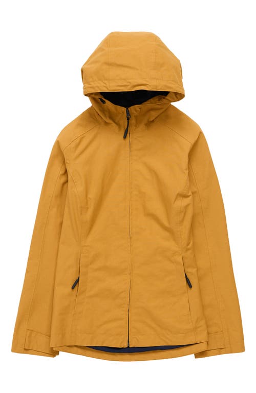Seasalt Cornwall Waterway Hooded Waterproof Jacket In Yellow