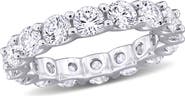 DELMAR Created White Sapphire Band Ring