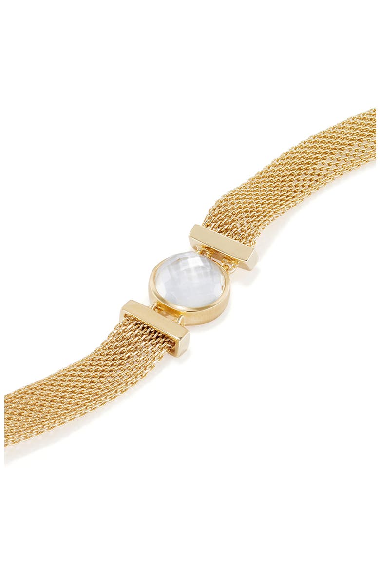 Galleria Chain Bracelet, Alternate, color, IRIDESCENT PEARL/ GOLD