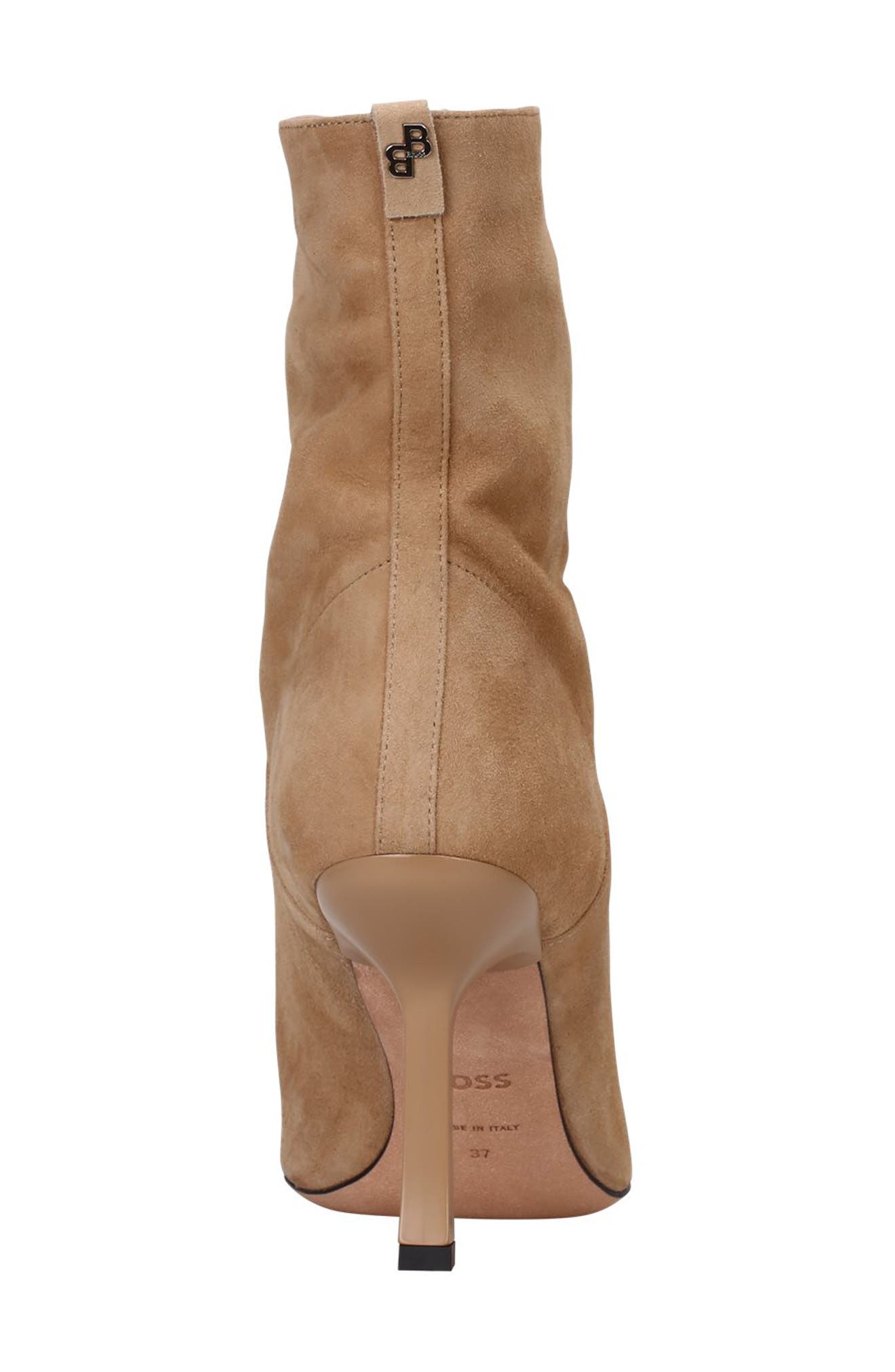 BOSS Vivian Pointed Toe Bootie, Alternate, color, Beige