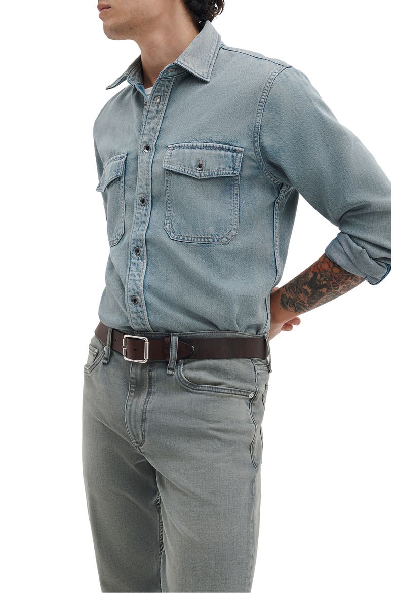 Fit 2 Authentic Stretch Infuse Slim Fit Jeans, Alternate, color, EDGEWATER